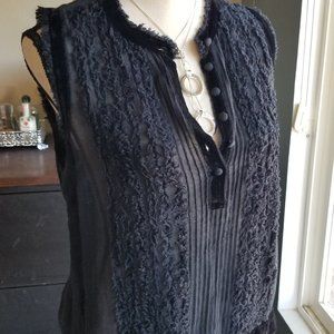 Joie Black Sleeveless Top